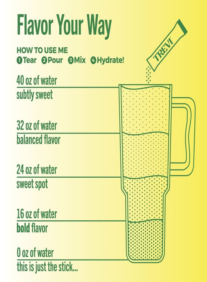 TREVI™ Sugar Free Electrolytes - Drink Mix Hydration Powder Packets - 10 Count - Lemon Lime - Image 5